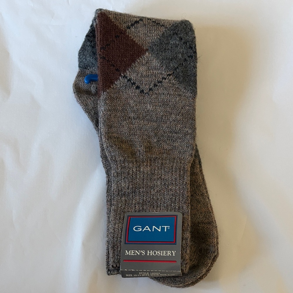 GANT Men's Multi-Color Wool Blend Socks Made in USA